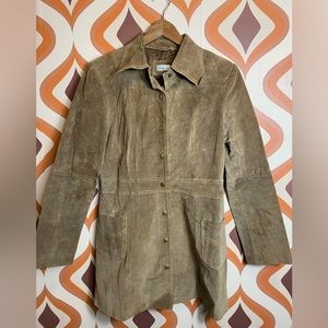Size small vintage leather coat